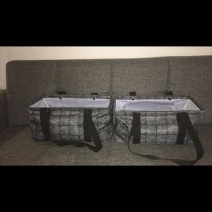 Chevron square medium utility tote ( 2)